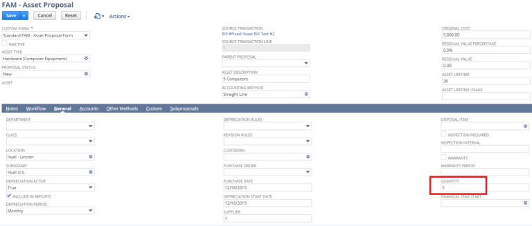 Netsuite User Guide Netsuite Fixed Asset Management 5964